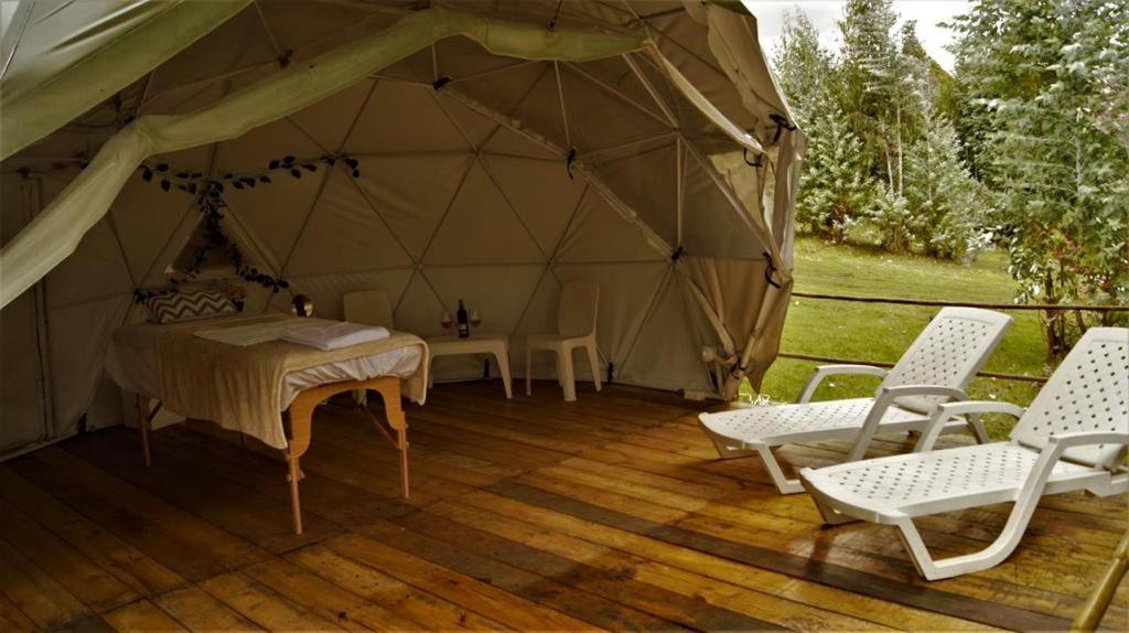 Отель Reserva Catedral Glamping Сипакира Экстерьер фото